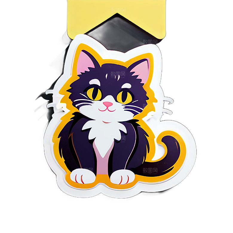 小猫贴画的创意用途