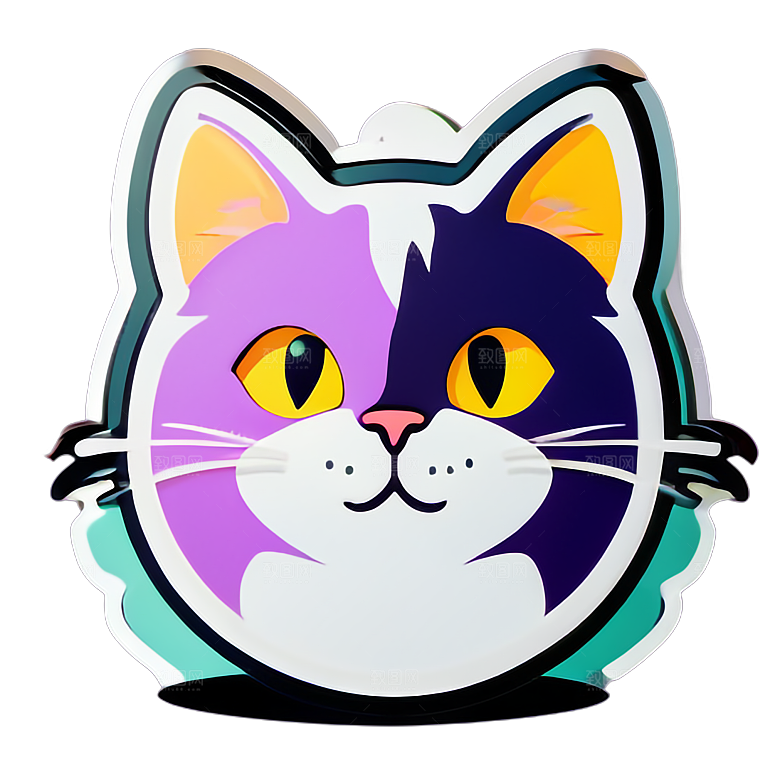 小猫贴画的创意用途