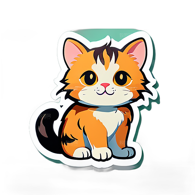 小猫贴画装饰家居的好选择