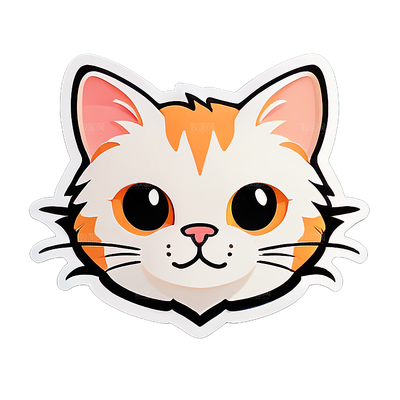 小猫贴画装饰家居的好选择