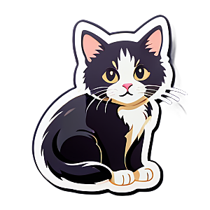 美丽小猫贴画收藏推荐