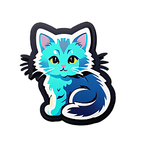 美丽小猫贴画收藏推荐