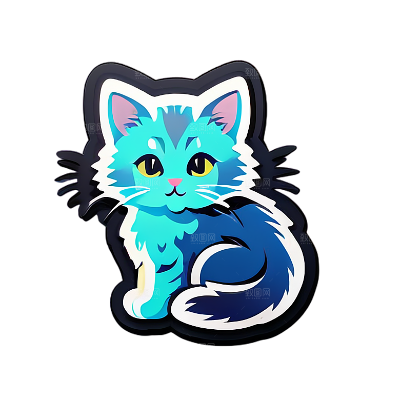 美丽小猫贴画收藏推荐