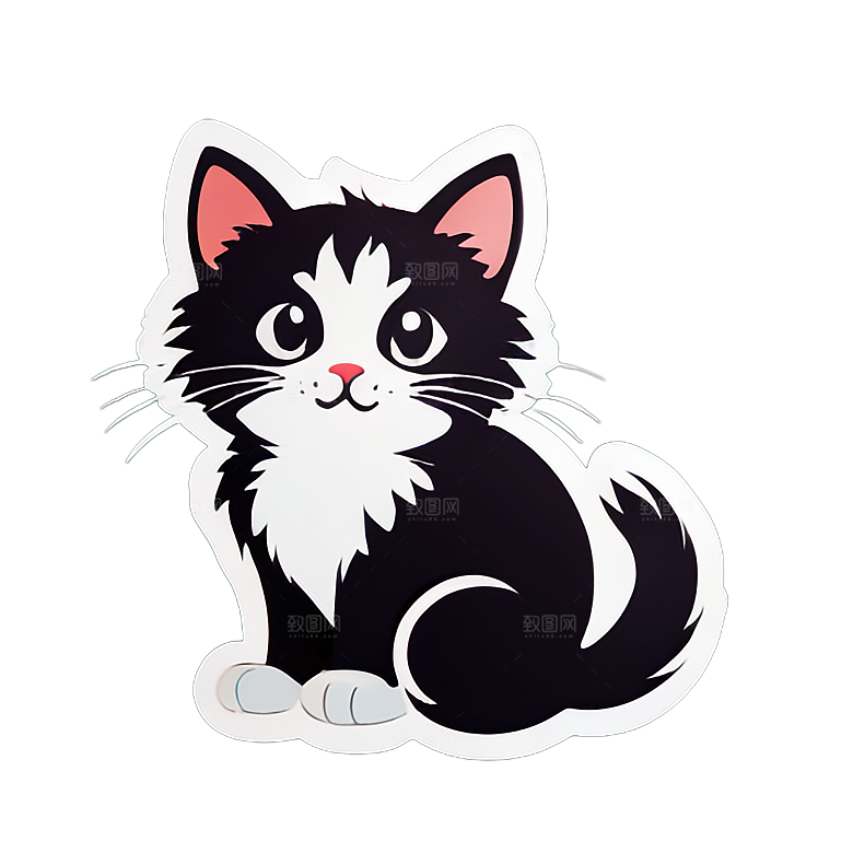 美丽小猫贴画收藏推荐