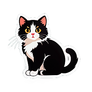 美丽小猫贴画收藏推荐