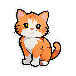美丽小猫贴画收藏推荐