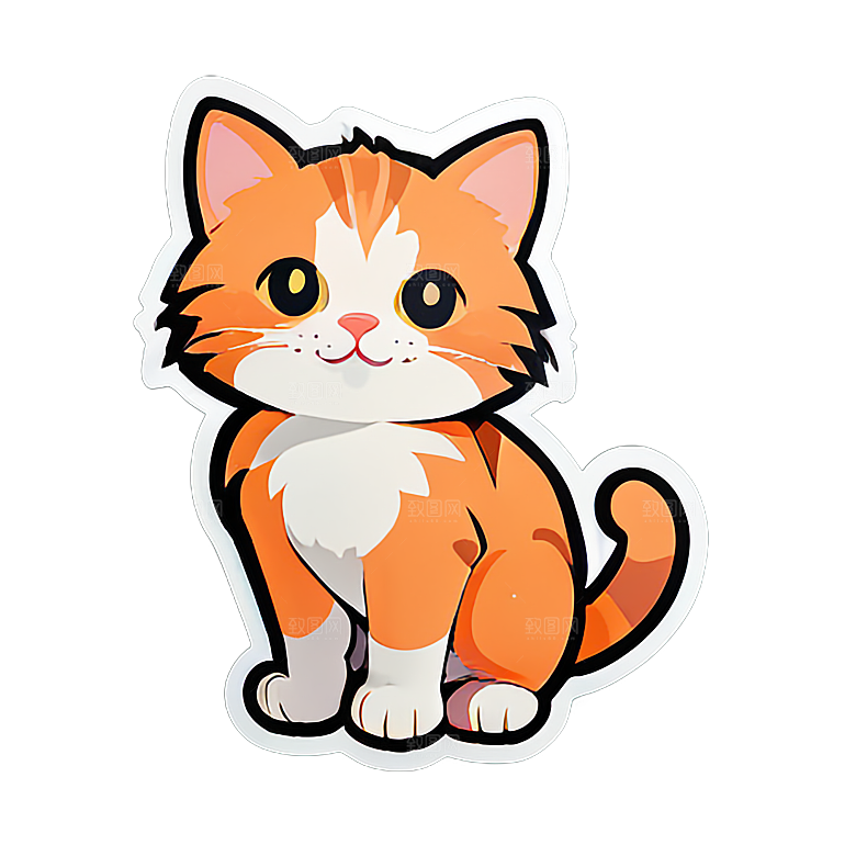美丽小猫贴画收藏推荐