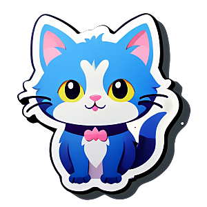 美丽小猫贴画收藏推荐