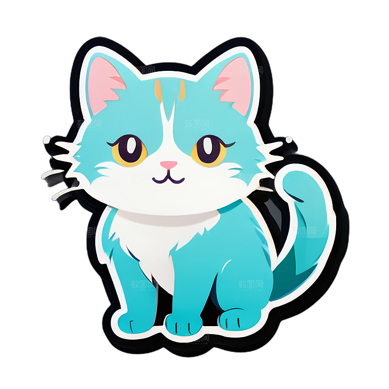 美丽小猫贴画收藏推荐