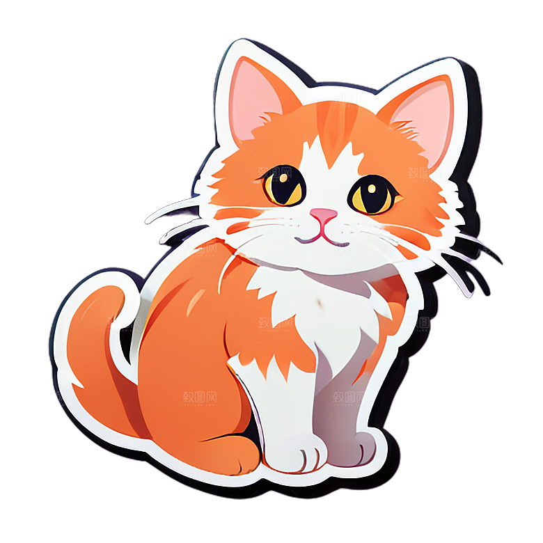 美丽小猫贴画收藏推荐