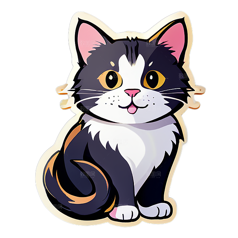 美丽小猫贴画收藏推荐