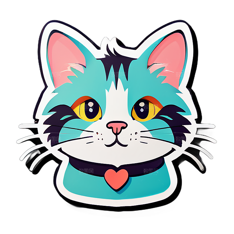 美丽小猫贴画收藏推荐
