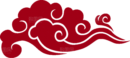 创意祥云手绘免扣素材