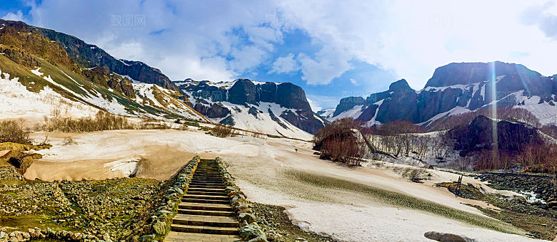 东北吉林长白山景区风光