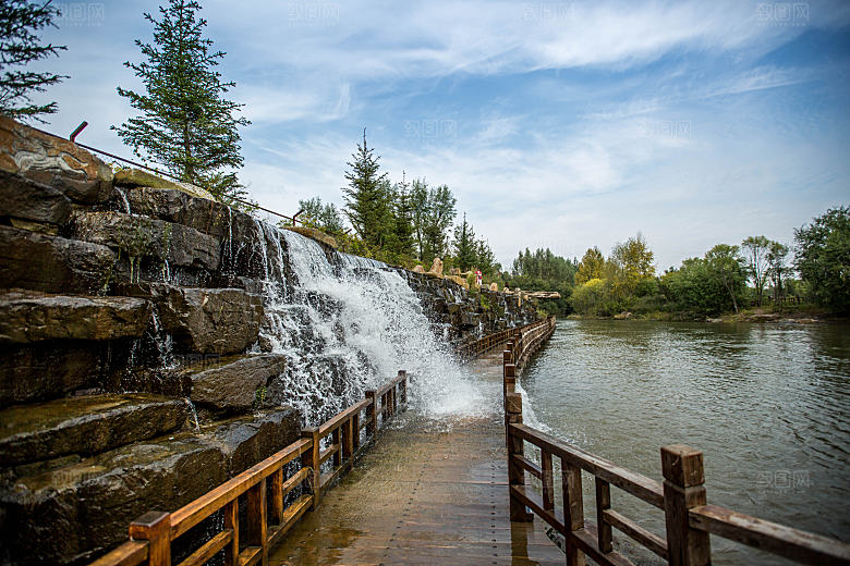 长白山旅游风景建筑照片摄影JPG图片