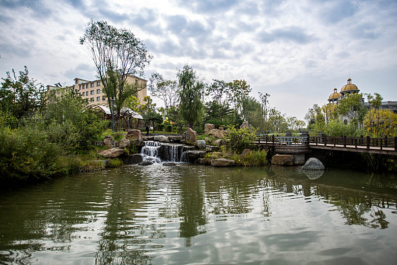 长白山旅游风景建筑照片摄影JPG图片