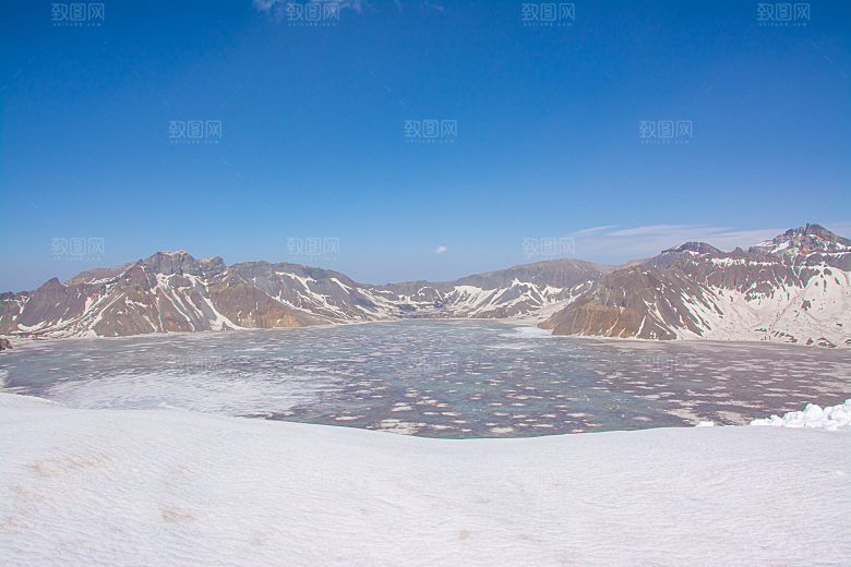 吉林长白山山顶风光