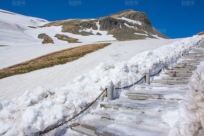 吉林长白山山顶风光