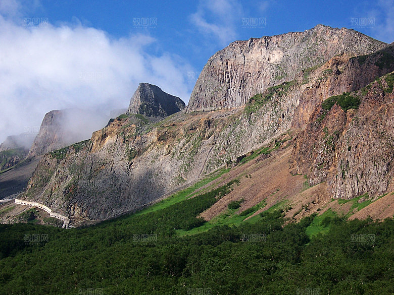 长白山旅游风景建筑照片摄影JPG