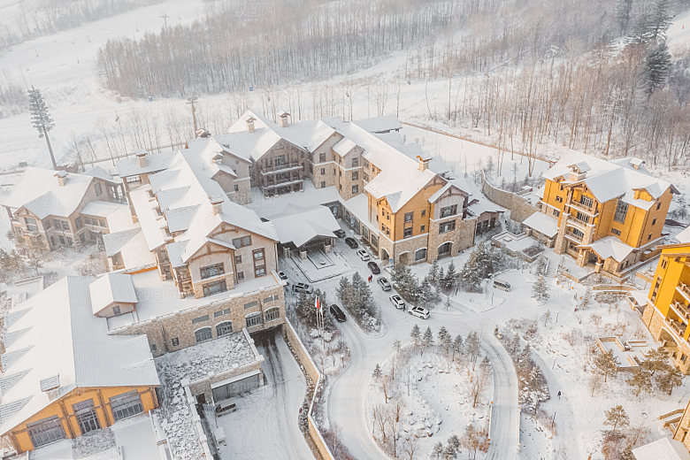 长白山旅游风景建筑照片摄影JPG