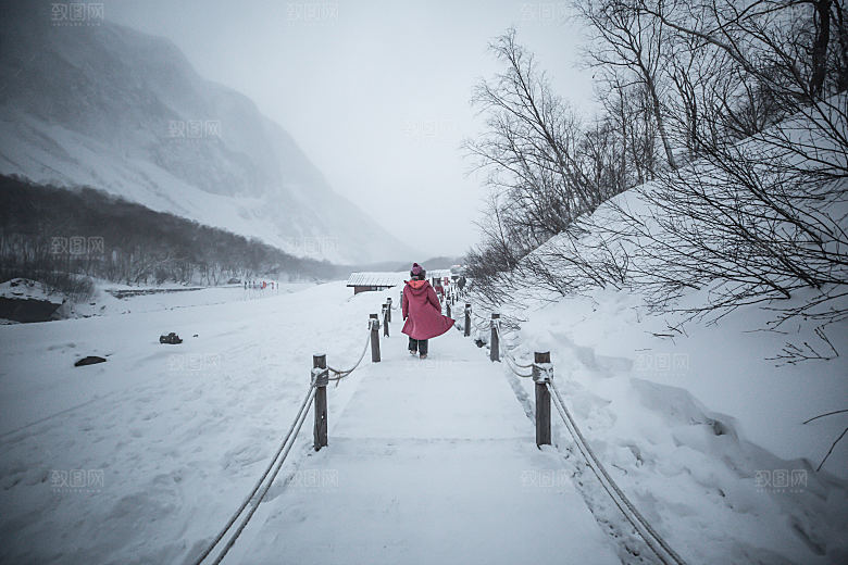 长白山旅游风景建筑照片摄影JPG图片素材