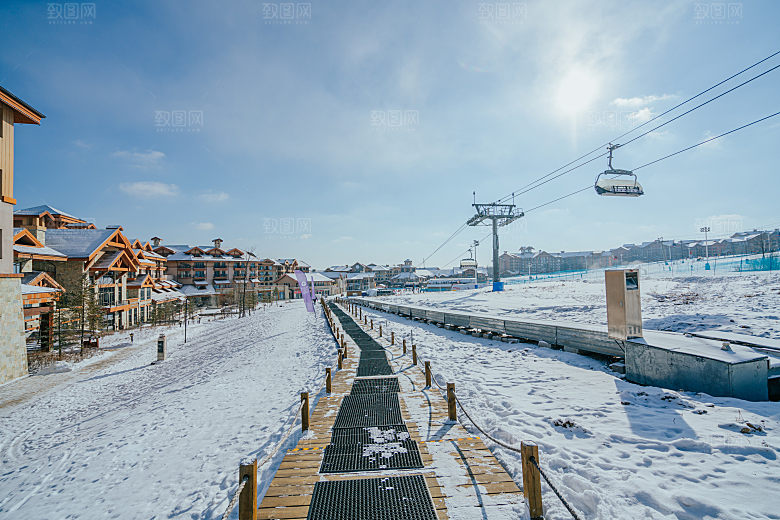 长白山旅游风景建筑照片摄影JPG图片素材