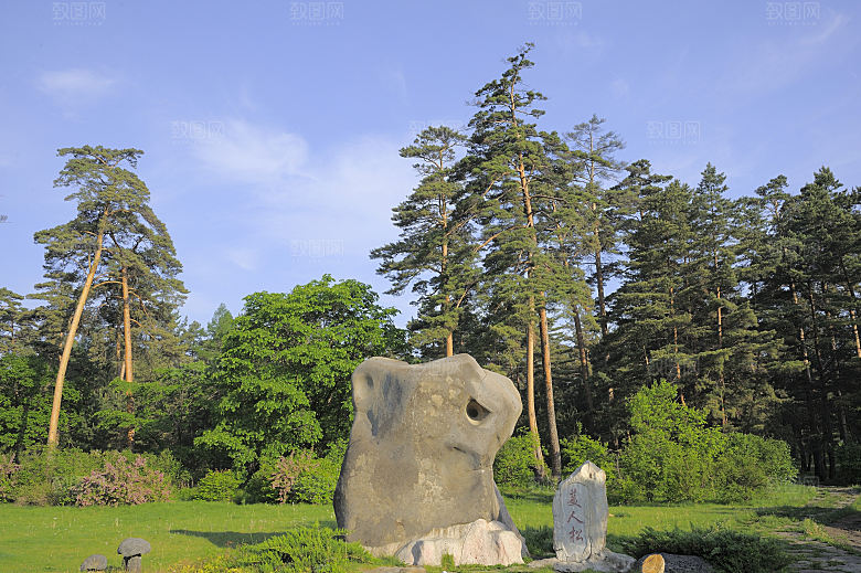 长白山旅游风景建筑照片摄影JPG