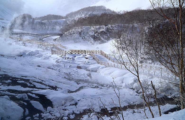 长白山温泉群风光
