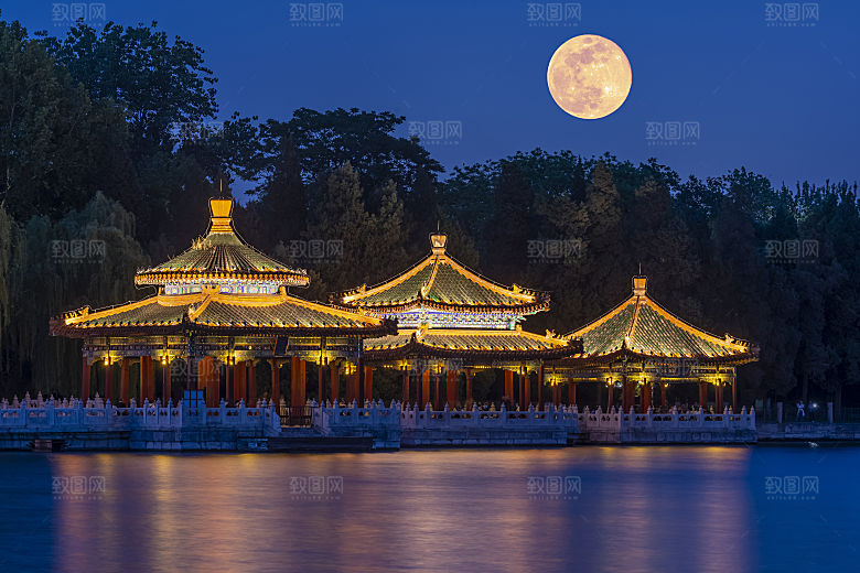 中国传统建筑宫殿园林房屋摄影JPG图片