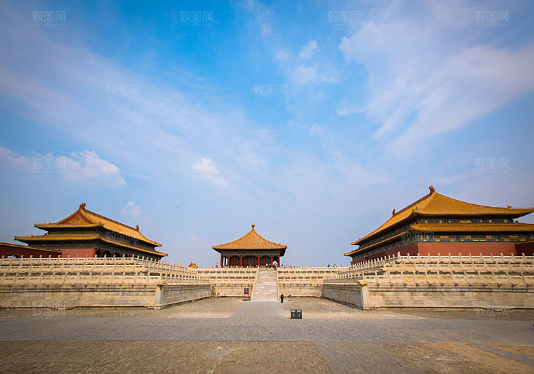 中国传统建筑宫殿园林房屋摄影JPG图片