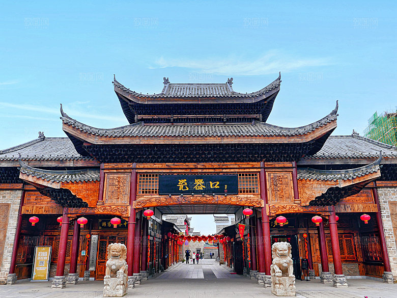 中国传统建筑宫殿园林房屋摄影JPG图片