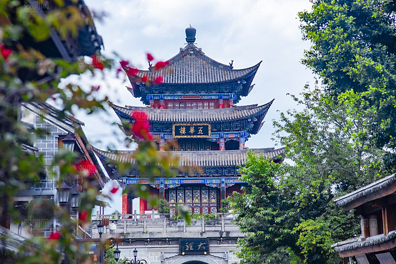 中国传统建筑宫殿园林房屋摄影JPG图片