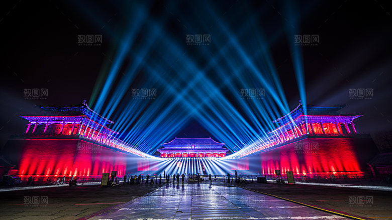 中国传统建筑宫殿园林房屋摄影JPG