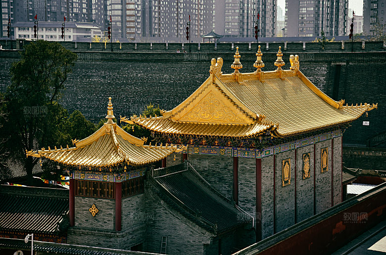 中国传统建筑宫殿园林房屋摄影JPG图片