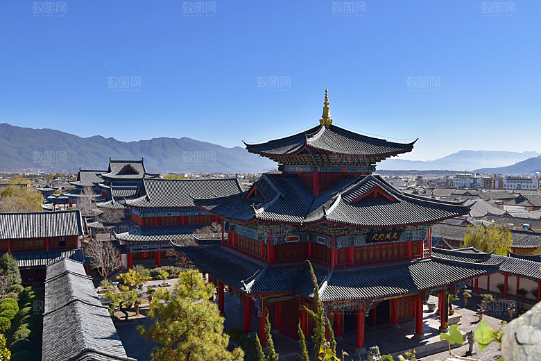 中国传统建筑宫殿园林房屋摄影JPG图片