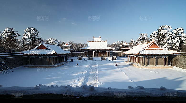 中国传统建筑宫殿园林房屋摄影JPG图片