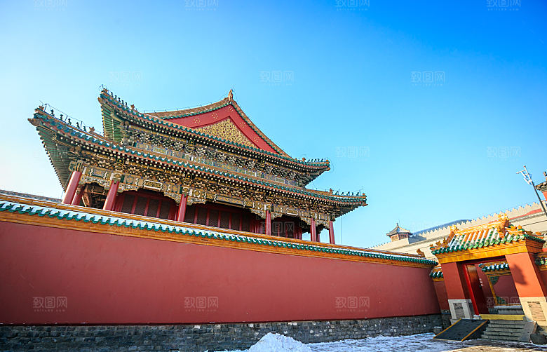 中国传统建筑宫殿园林房屋摄影JPG