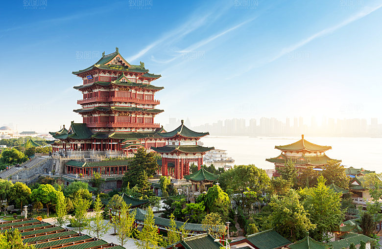 中国传统建筑宫殿园林房屋摄影JPG
