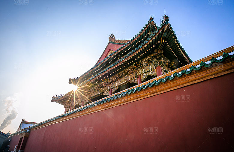中国传统建筑宫殿园林房屋摄影JPG