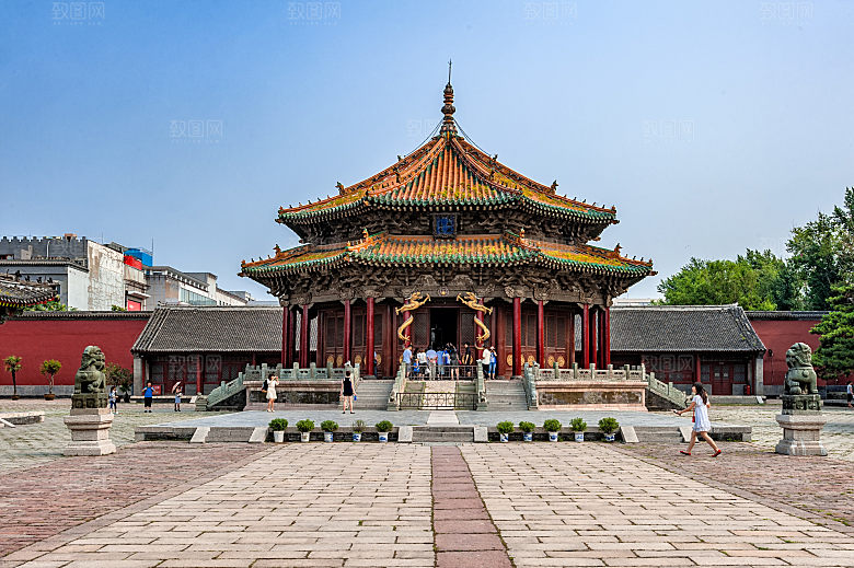中国传统建筑宫殿园林房屋摄影JPG