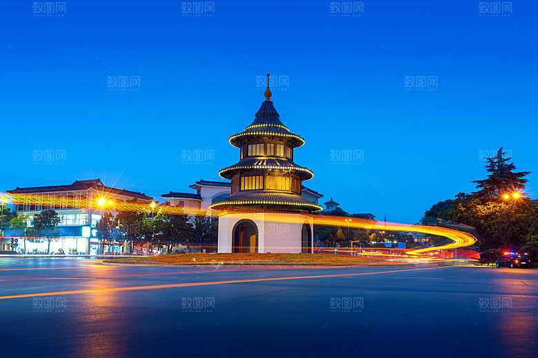 中国扬州古建筑文昌亭