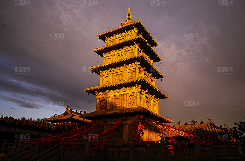 中国传统建筑宫殿园林房屋摄影JPG图片