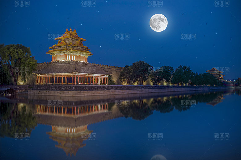 中国传统建筑宫殿园林房屋摄影JPG图片