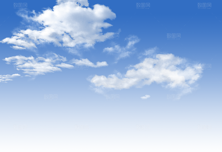 高清天空云朵素材合成海报