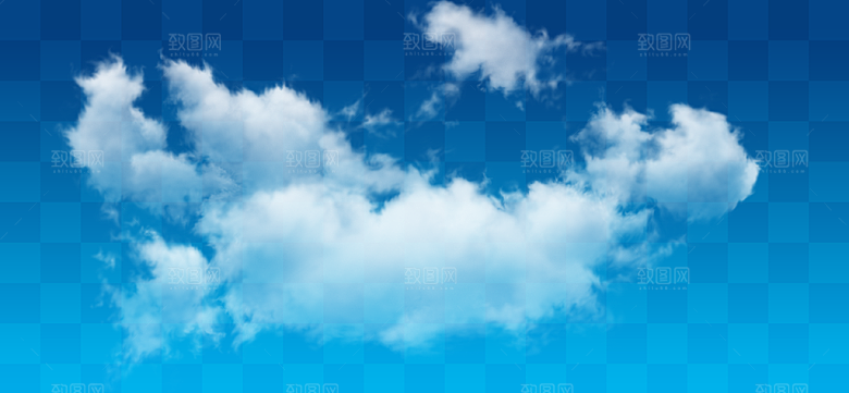 高清天空云朵素材合成海报