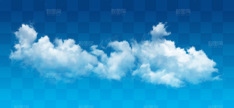 高清天空云朵素材合成海报