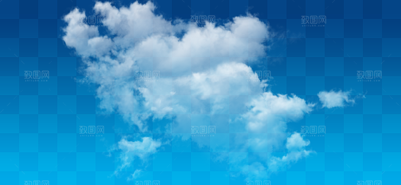 高清天空云朵素材合成海报