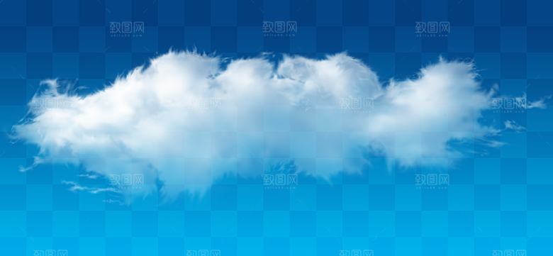 高清天空云朵素材合成海报