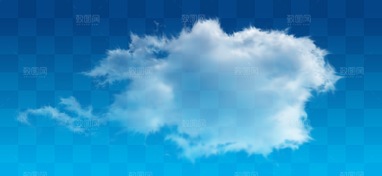 高清天空云朵素材合成海报