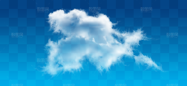 高清天空云朵素材合成海报